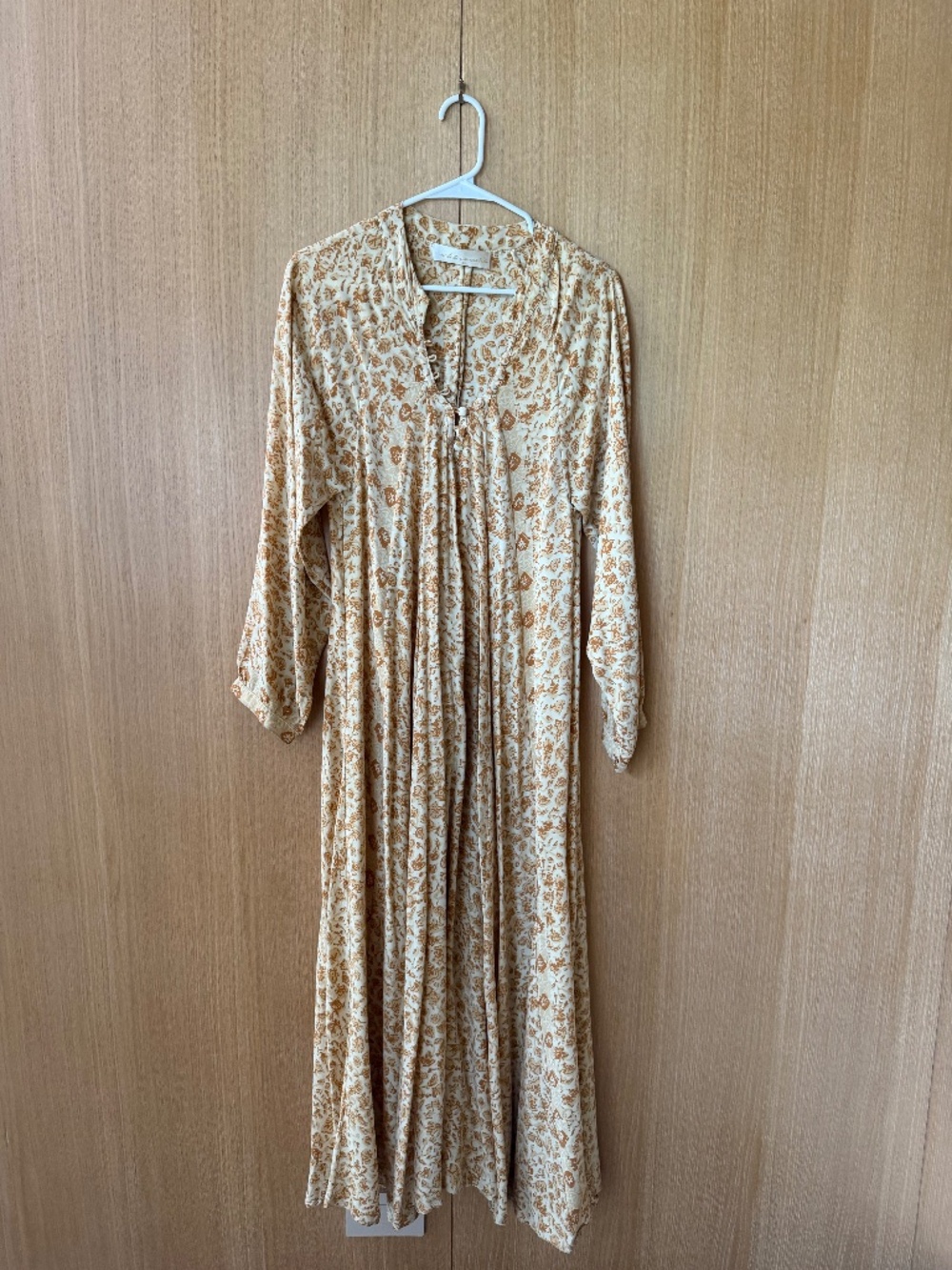 Natalie Martin Fiore Maxidress Yellow and Cream Floral